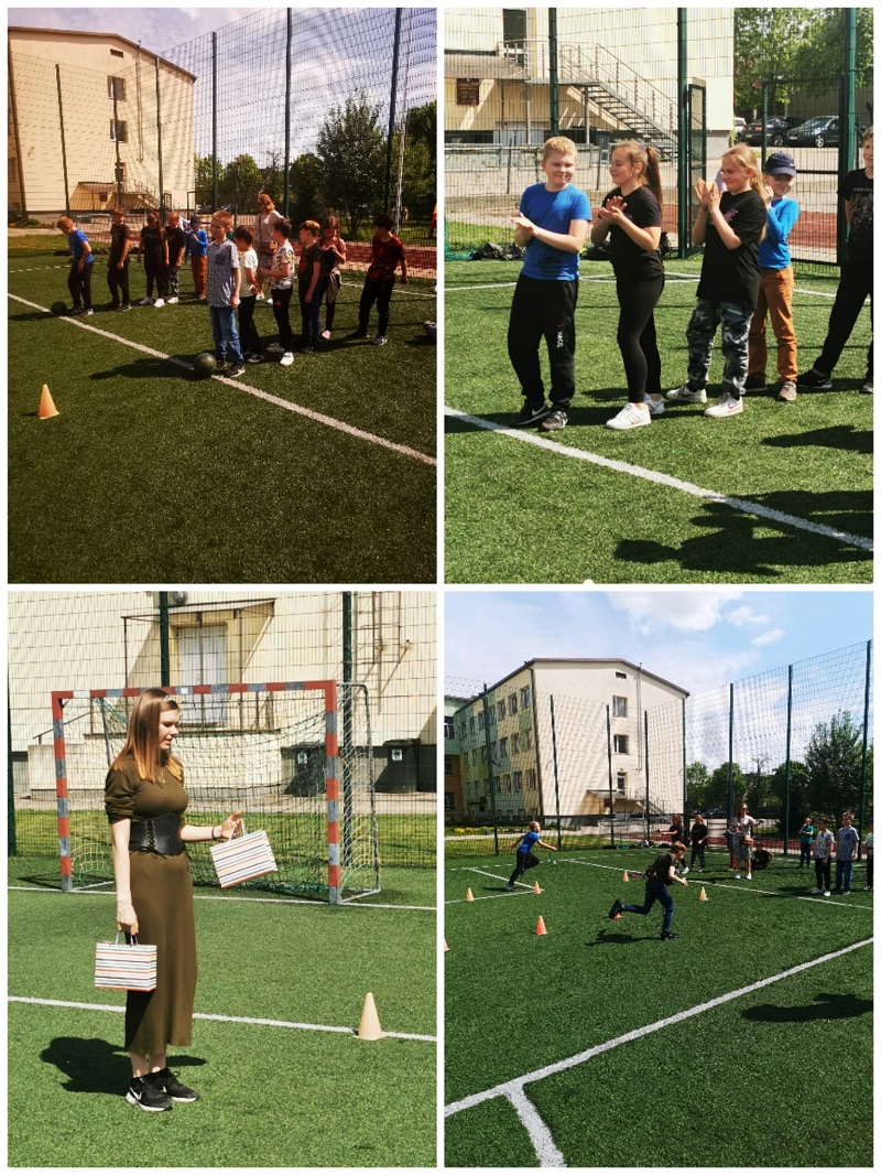 Bērnu apkaimes klubs "Grīva" sporto