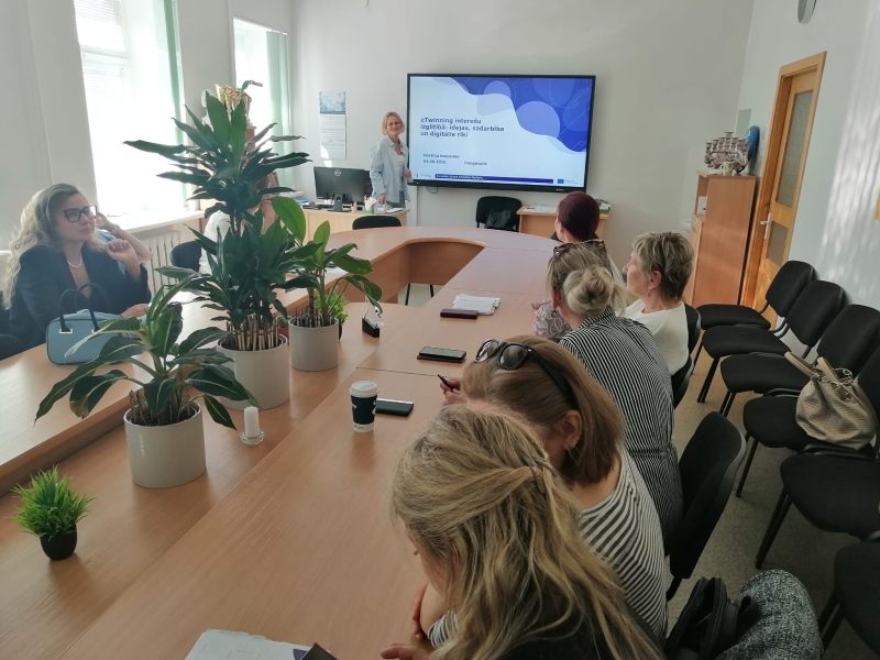 INFORMATĪVAIS PASĀKUMS “ETWINNING INTEREŠU IZGLĪTĪBA: IDEJAS, SADARBĪBA UN DIGITĀLIE RĪKI”