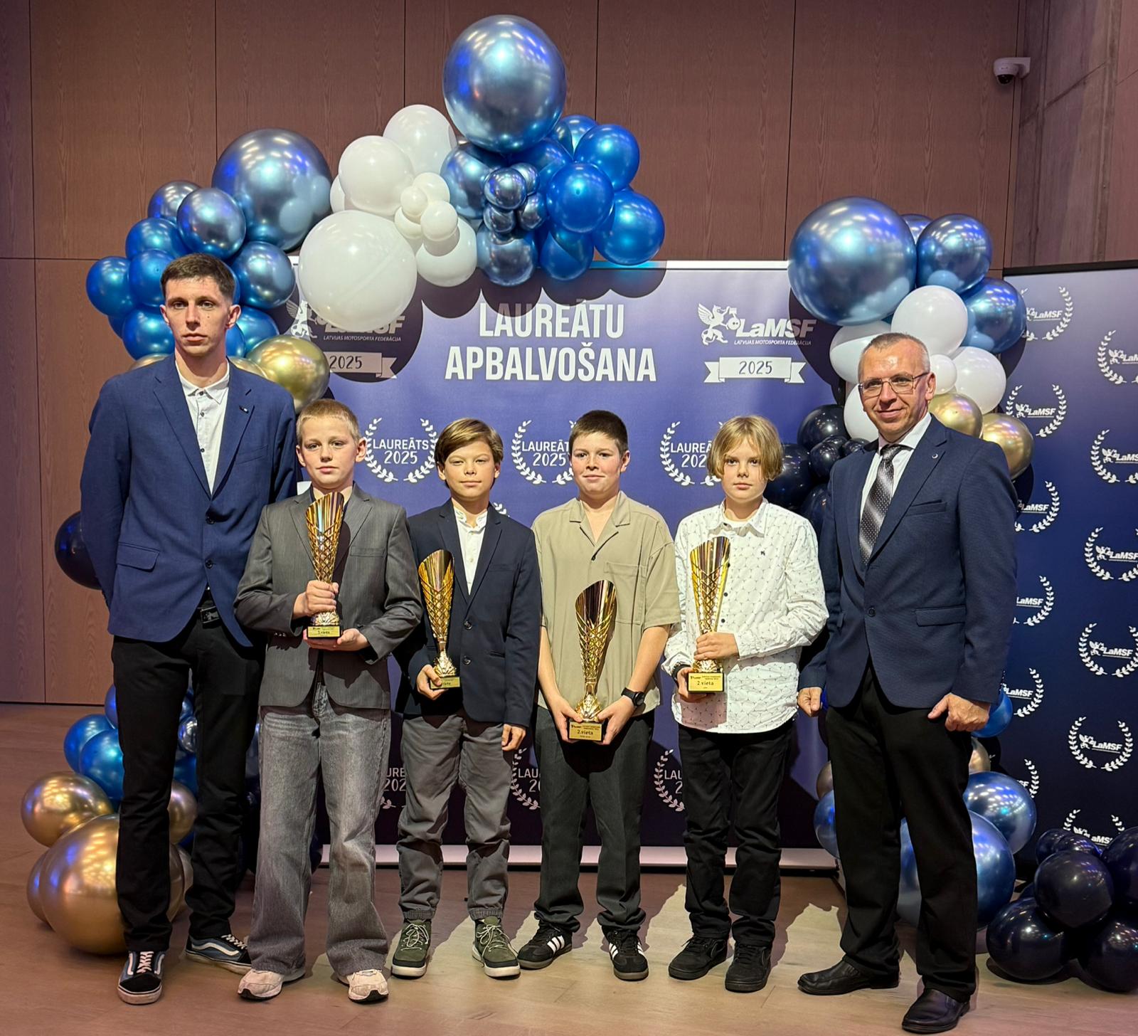 Četri Daugavpils pilsētas BJC "Jaunība" motosportisti iekaro Latvijas junioru motosporta pjedestālu