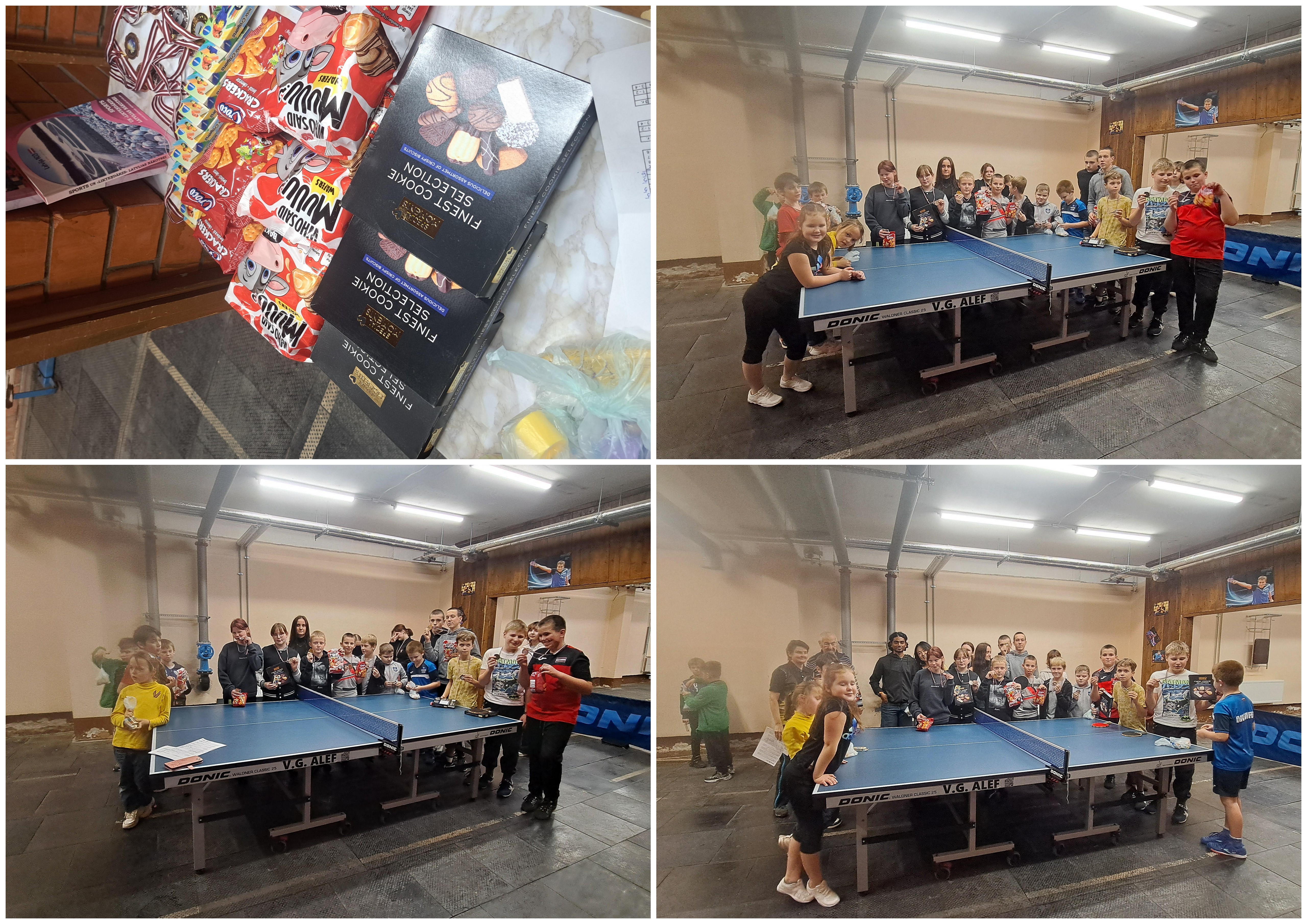 Galda tenisa sacensības Daugavpils Universitātē