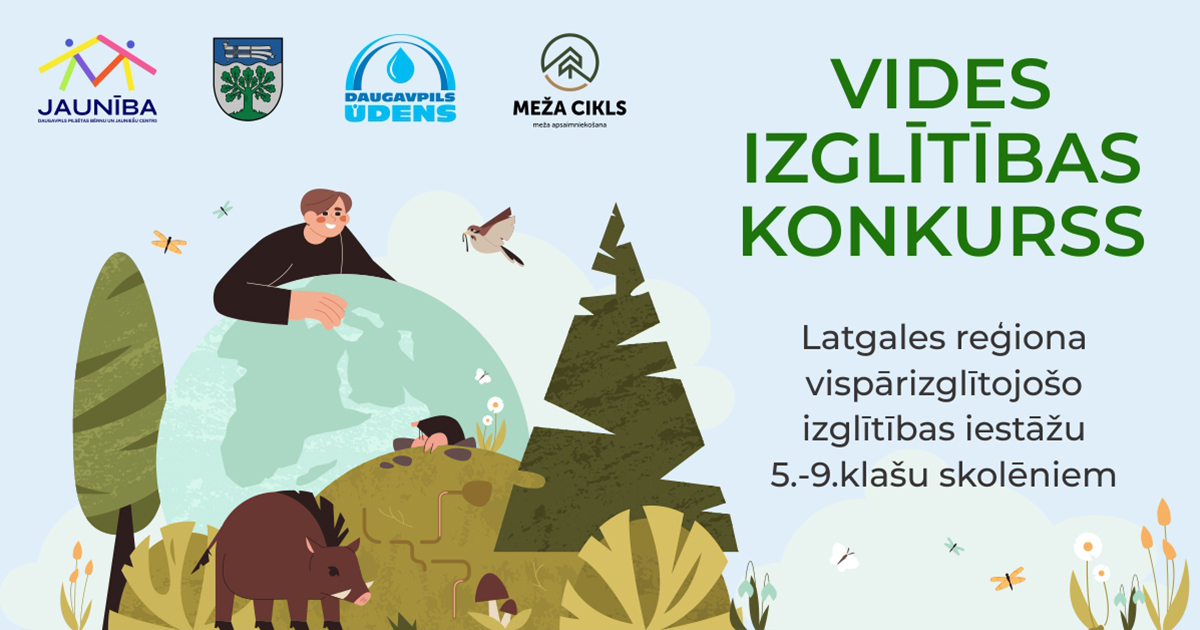 Vides izglītības konkurss Latgales reģiona skolēniem 